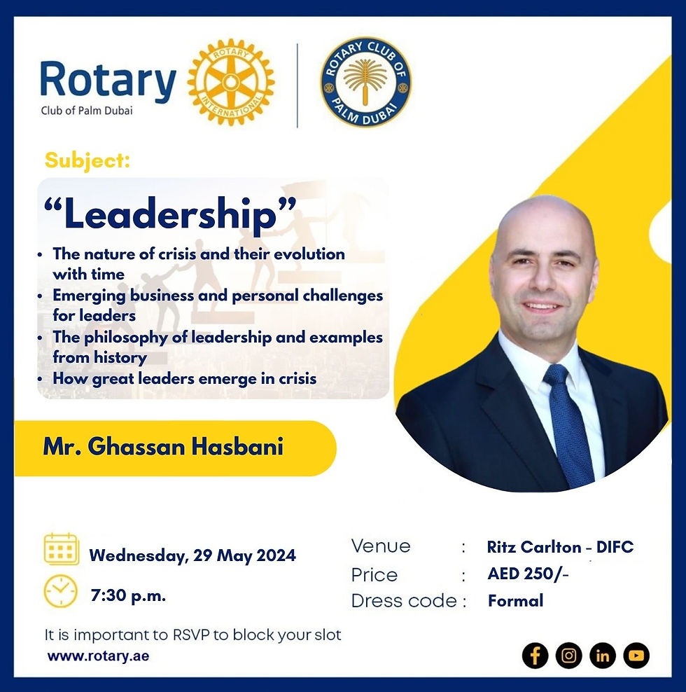 Rotary Club of Palm Fellowship Meeting 