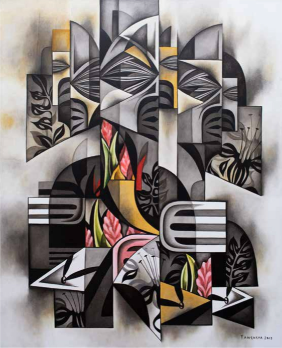 Mahiriki Tangaroa - Oil canvas - Taking each day...as it comes