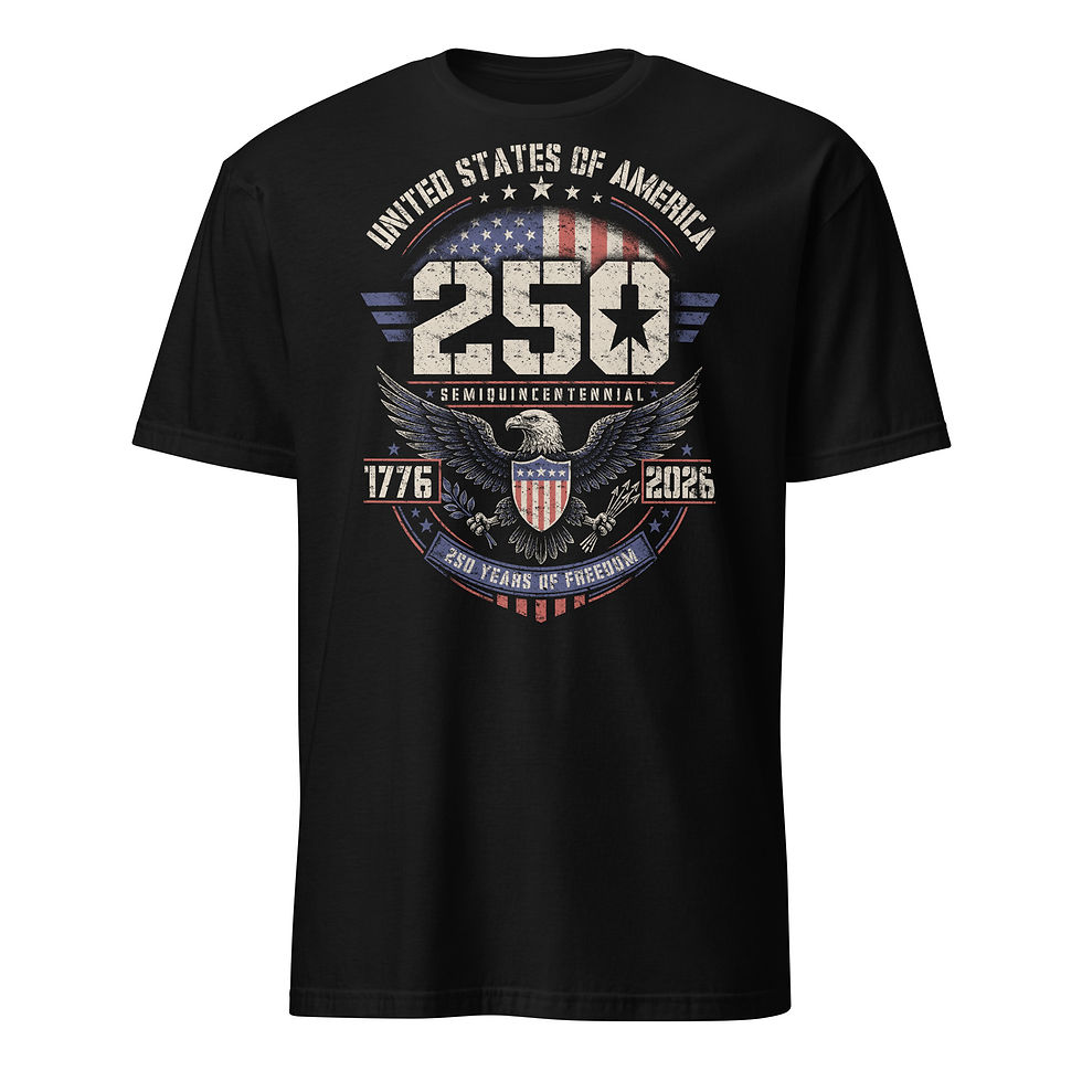 Thumbnail: 250 Years Of Freedom Unisex T-Shirt