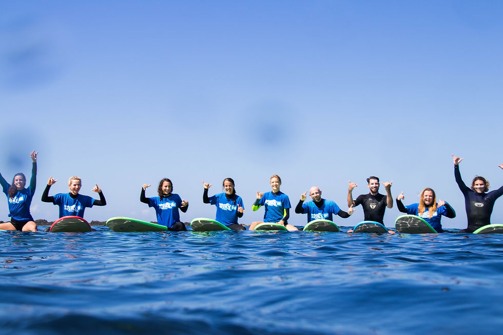 Fuerteventura surf and yoga retreat Wild & Free Adventures Alan Stokes Philly Lewis Canary Islands