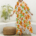 Thumbnail: Imitation Silk Kaftan Robe