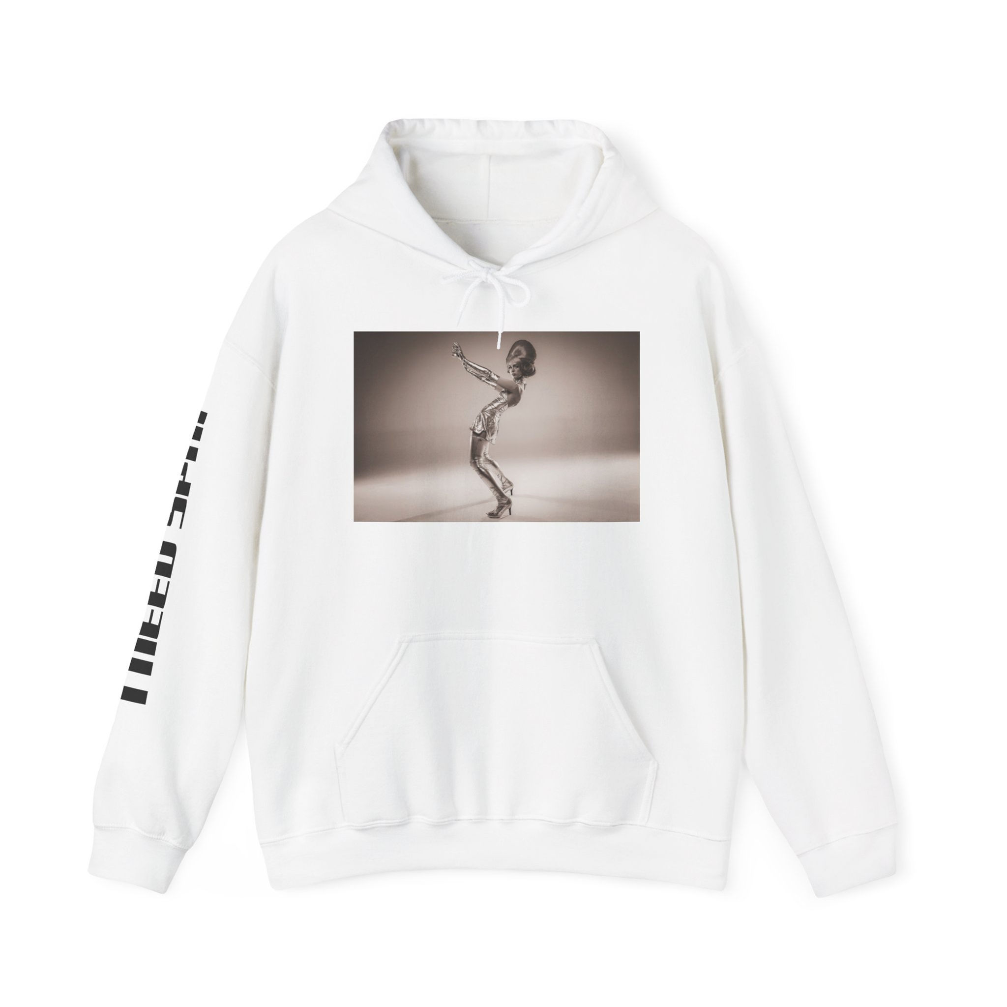 X-1 GiveMe Space BW Unisex Heavy Blend™ Hooded Sweatshirt