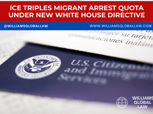 ICE TRIPLES MIGRANT ARREST QUOTA UNDER NEW WHITE HOUSE DIRECTIVE