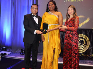 SIMONE WILLIAMS AWARDED "MEDAL OF HONOR" AT BURJ GLOBAL POWER 100 AWARD GALA IN WASHINGTON DC