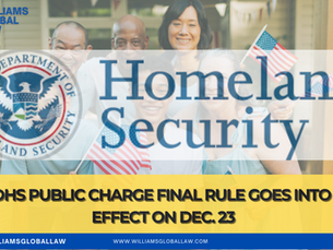 DHS PUBLIC CHARGE FINAL RULE GOES INTO EFFECT ON DEC. 23