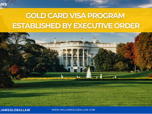 !! BREAKING NEWS !! GOLD CARD VISA PROGRAM ESTABLISHED BY EXECUTIVE ORDER