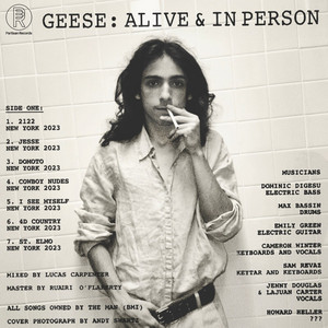 Geese Alive & In Person album cover