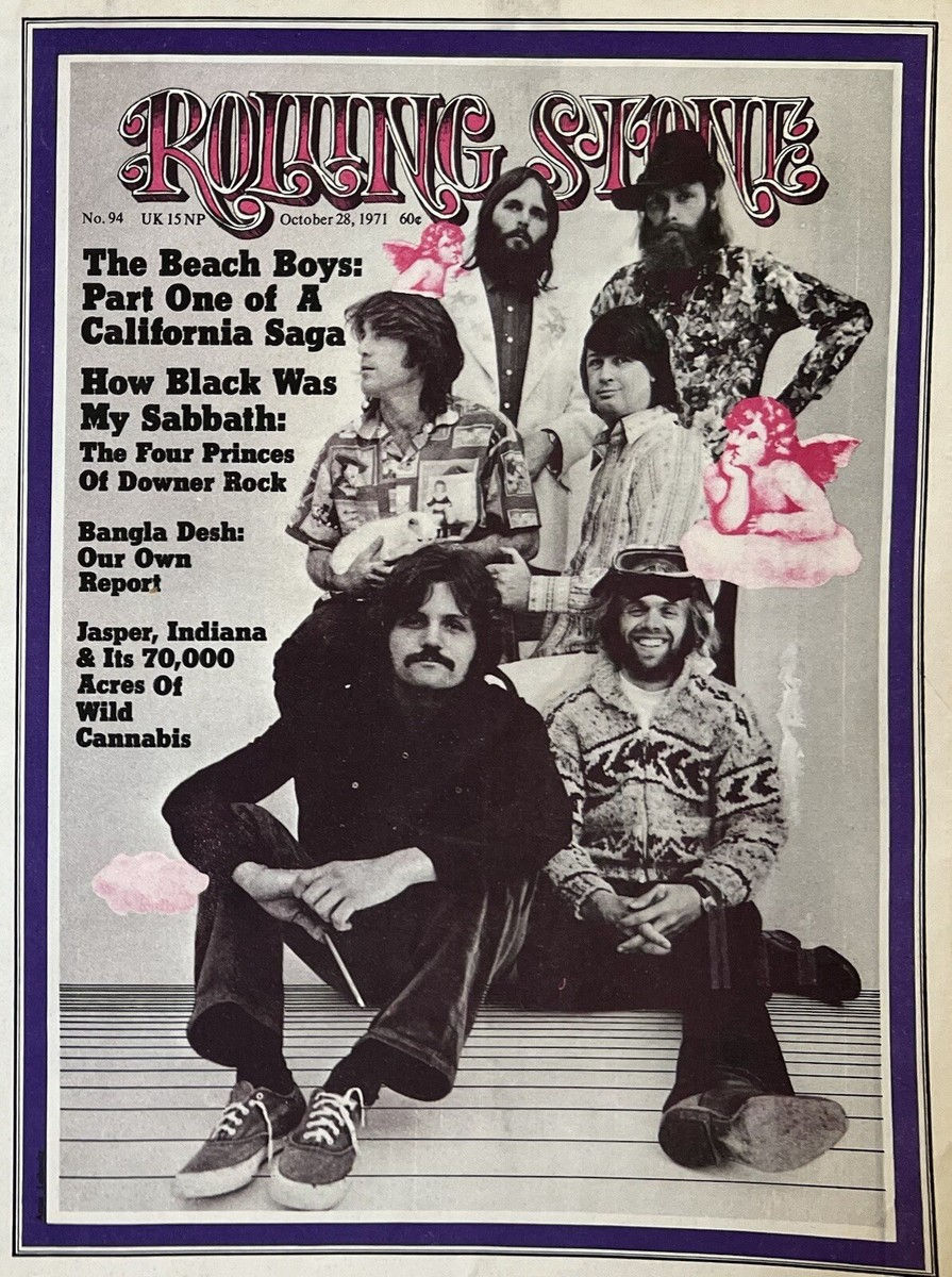 October 1971 Beach Boys Rolling Stone cover