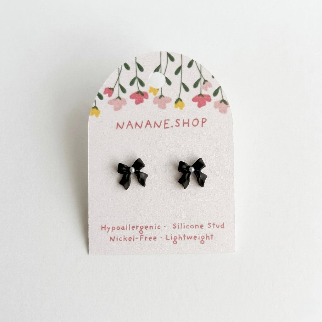 Hypoallergenic Bow Earrings