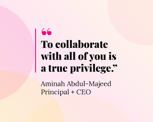 A warm hello from Aminah, Wingo’s new CEO!