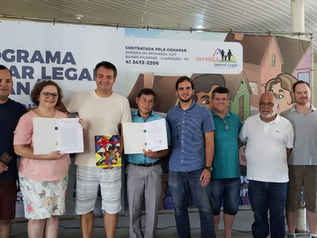 Regularização Fundiária é concluÃda com sucesso
