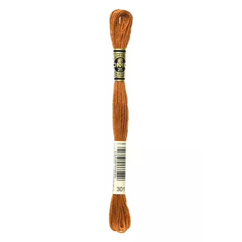 DMC Six Strand Embroidery Floss - 301 Metallic Squirrel