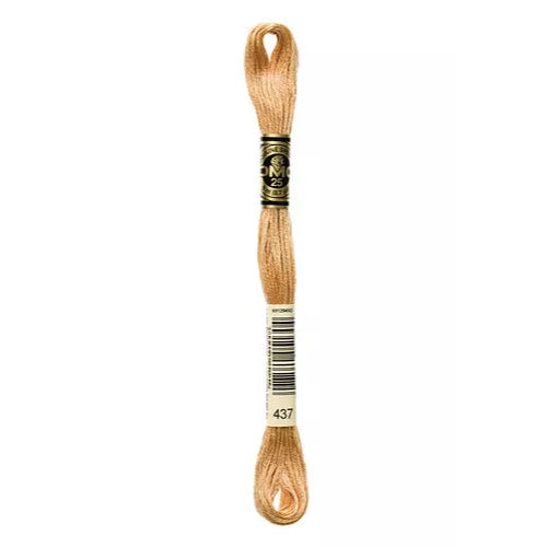 DMC Six Strand Embroidery Floss - 437 Camel