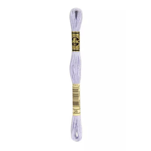 DMC Six Strand Embroidery Floss - 26 Lavender White