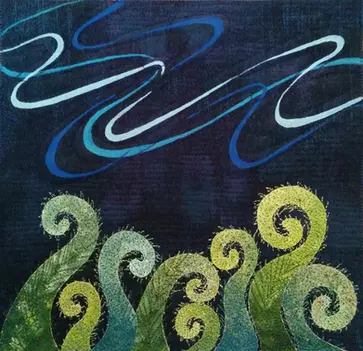 Landscape Art Quilts / Textile Art / Lois Parish Evans