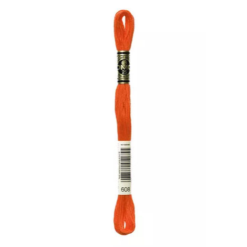 DMC Six Strand Embroidery Floss - 608 Poppy