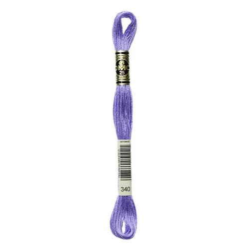 DMC Six Strand Embroidery Floss - 340 Wisteria Blue