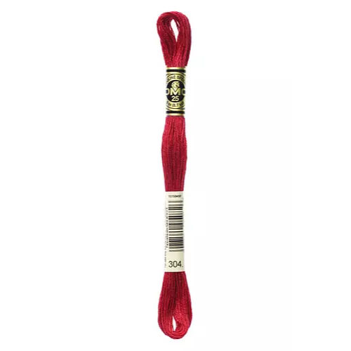 DMC Six Strand Embroidery Floss - 304 Chinese Lacquer