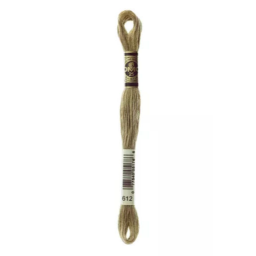DMC Six Strand Embroidery Floss - 612 Jute