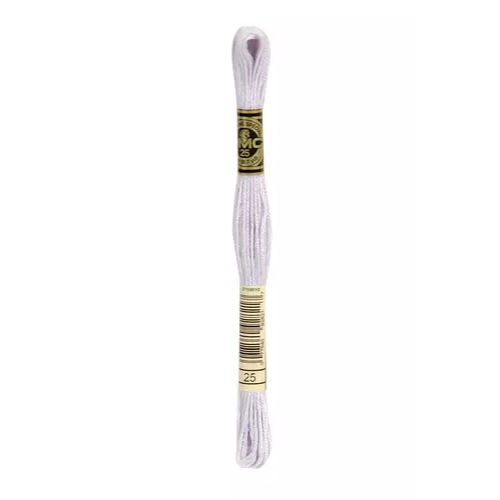 DMC Six Strand Embroidery Floss - 25 Cornflower White