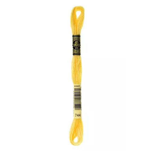DMC Six Strand Embroidery Floss - 744 Grapefruit