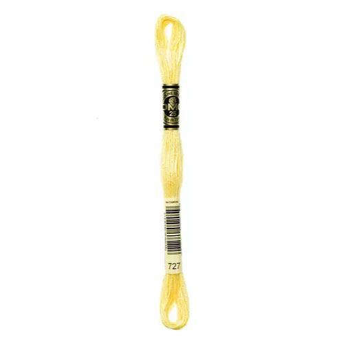 DMC Six Strand Embroidery Floss - 727 Primrose