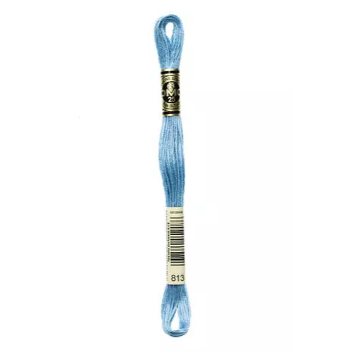 DMC Six Strand Embroidery Floss - 813 Gallic Blue