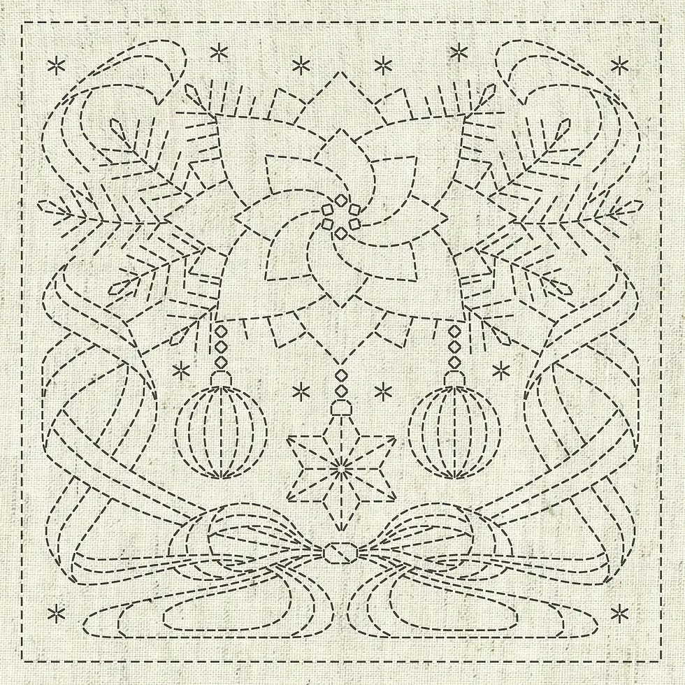 Sashiko Cloth - Blessings