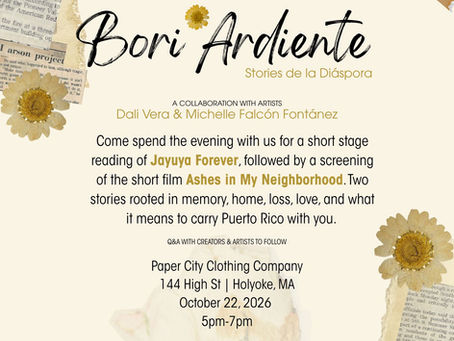 10/22 BORI ARDIENTE: Stories de la Diáspora