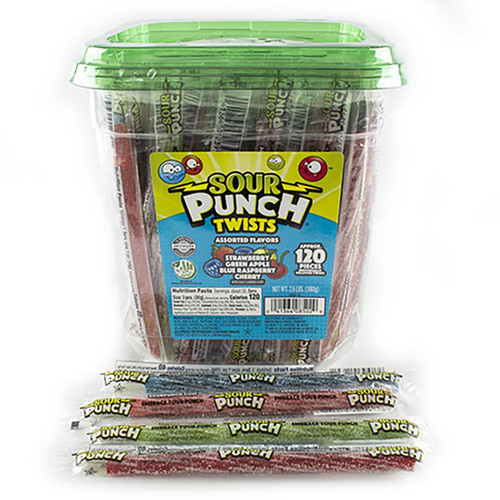 Sour Punch Twists [4] Halal Candies