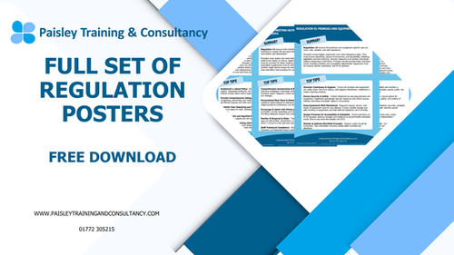 Full Set Of Regulation Posters | Paisley Compliance