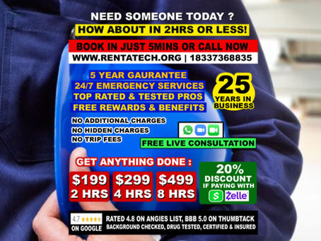 Oklahoma City's Dynamic and Best Handyman Services: Rent A Tech's Quality Repairs!