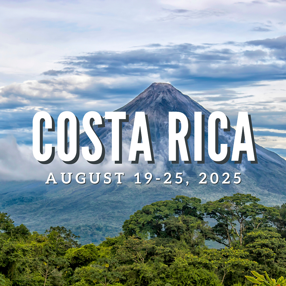 COSTA RICA-- AUGUST 19-25, 2025