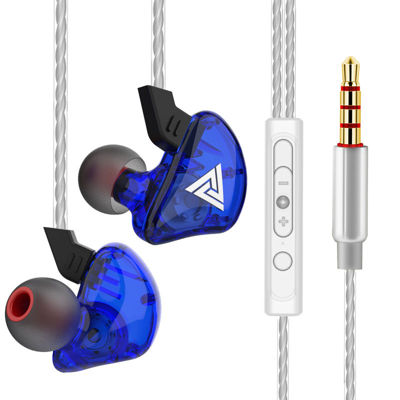 Miniatura: Original QKZ AK6 Copper Driver HiFi Wired Earphone Race Sport Headphone Bass Ste