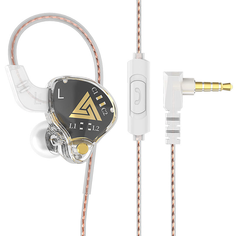 Miniatura: Original QKZ AK6 Copper Driver HiFi Wired Earphone Race Sport Headphone Bass Ste