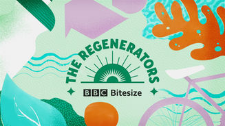 an advertisement for the regenerators bbc bitesize