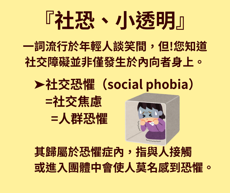 我想當個小透明-社交恐懼與心理防衛