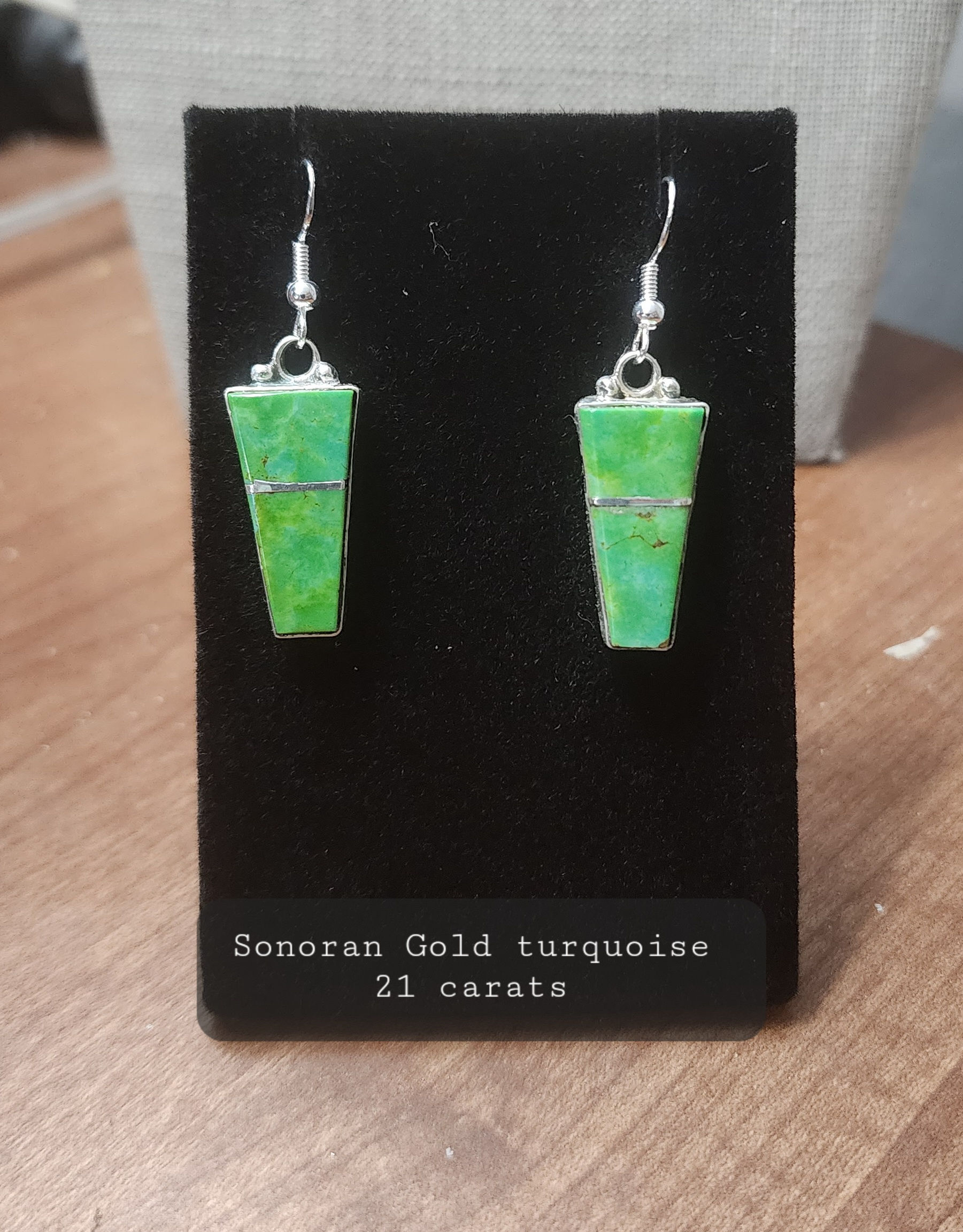 Sonoran Gold Turquoise Earrings