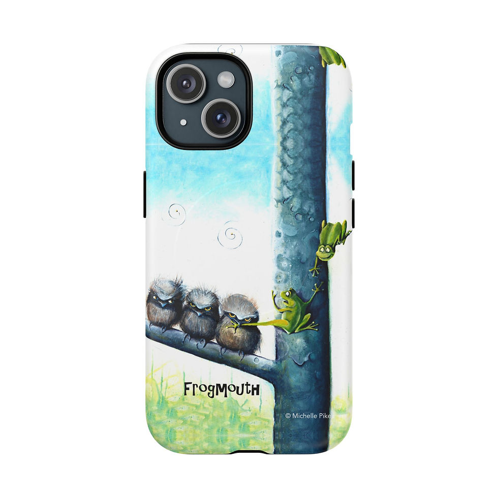 Thumbnail: Tough Magnetic Phone Case — 'Frogmouth'