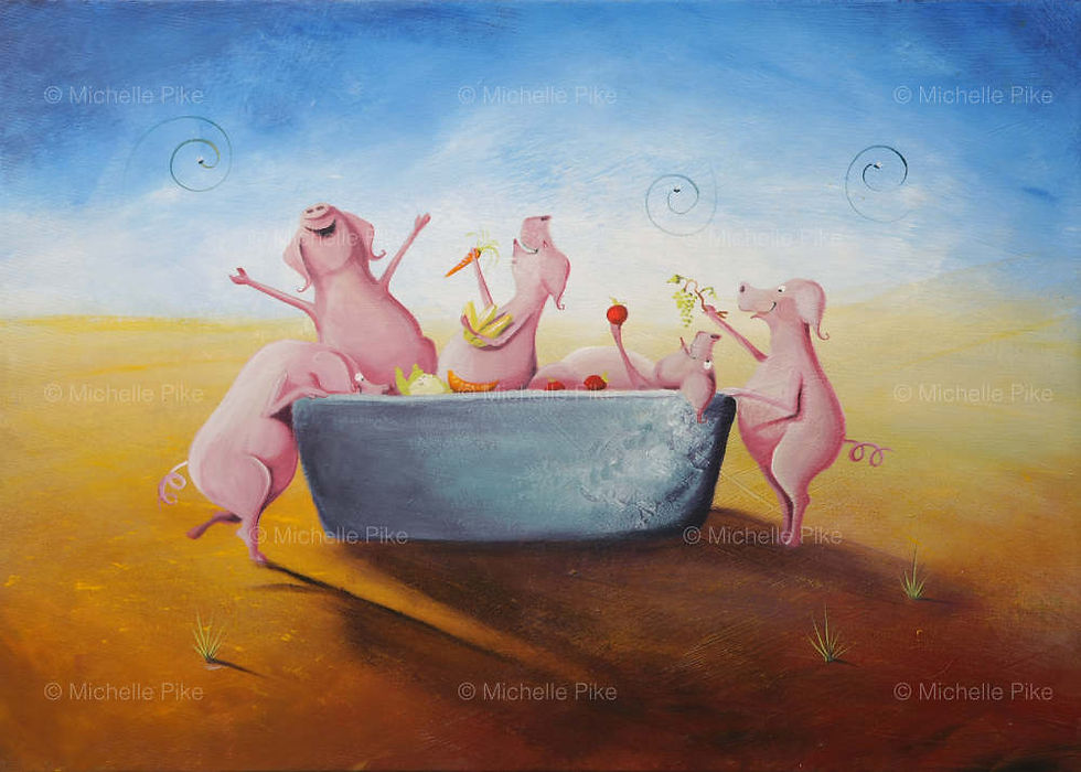 Print - Piggish Behaviour