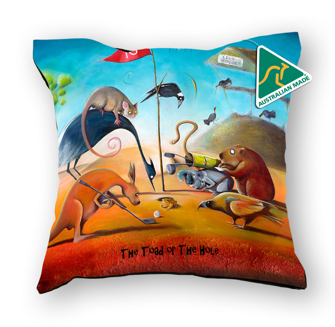 Cushion Cover - The Toad or the Hole
