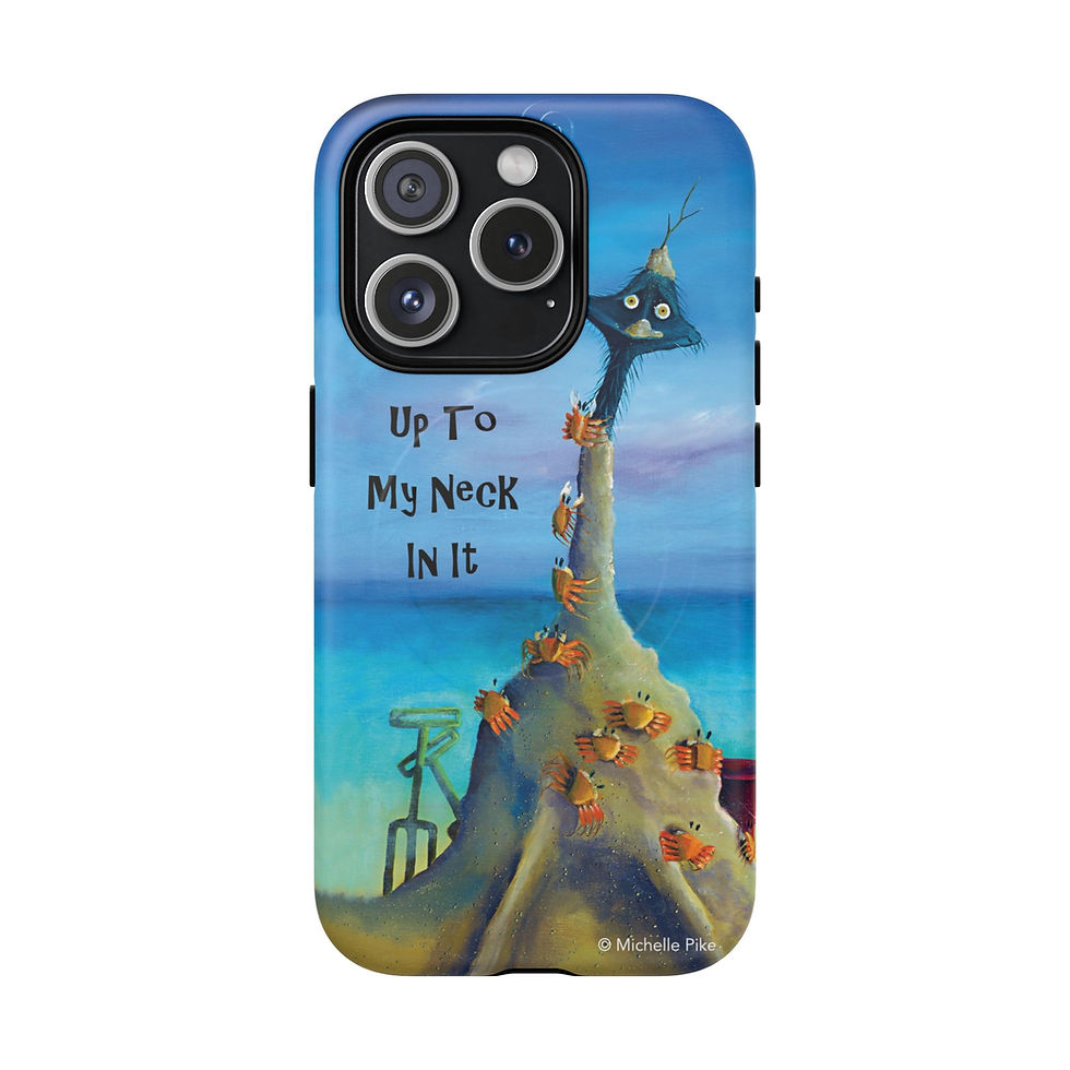 Thumbnail: Tough Magnetic Phone Case — 'Up To My Neck In It'