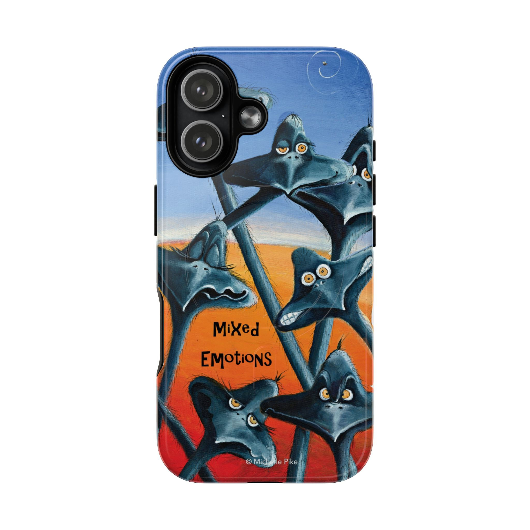 Tough Magnetic Phone Case — 'Mixed Emotions'