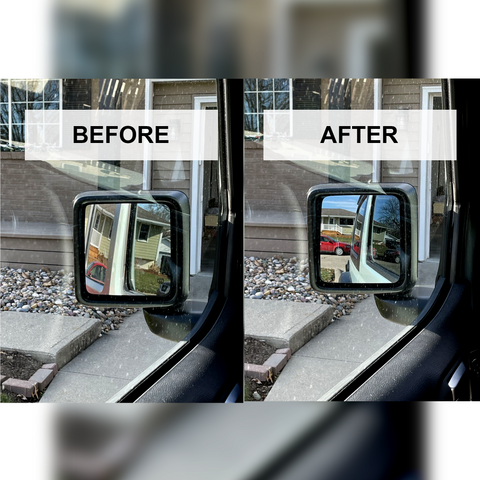 OLM Heated Wide Angle Mirrors Chrome HIGHLIGHTS: Chrome tinted finish Heated to