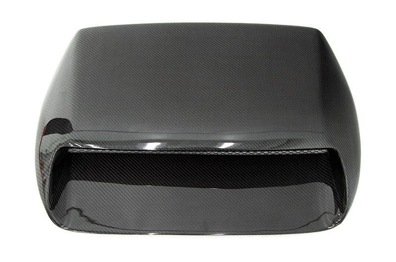OLM's oversized carbon fiber hood scoop for WRX and STI models 2015+ offers