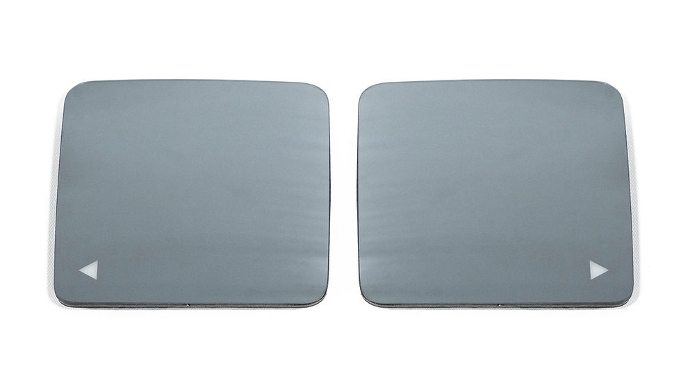 OLM Heated Wide Angle Mirrors w/ Blind Spot Monitoring - Chrome HIGHLIGHTS: