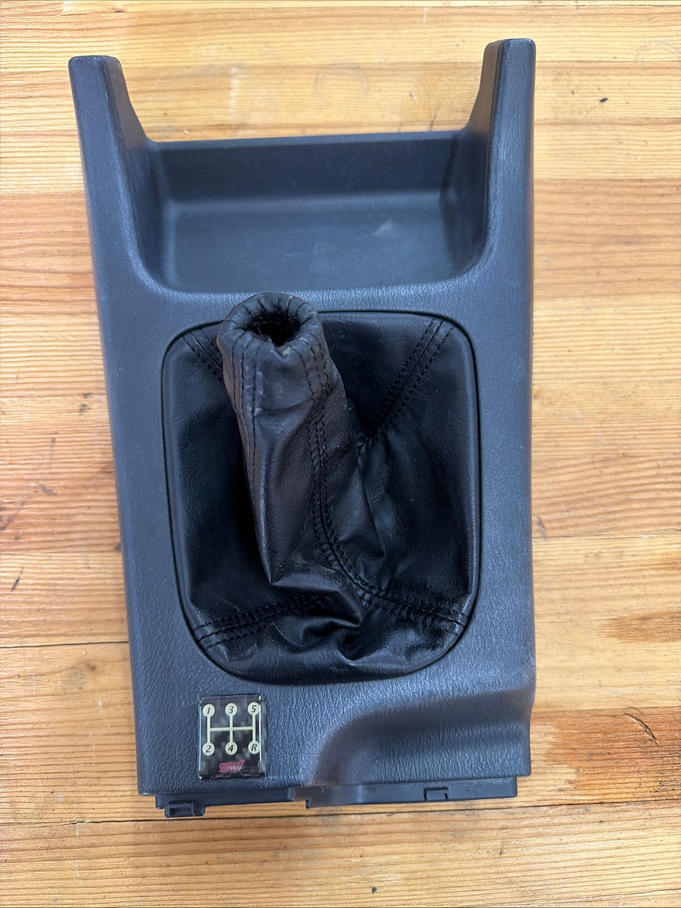 Subaru Impreza WRX 5-speed manual gear shifter trim console