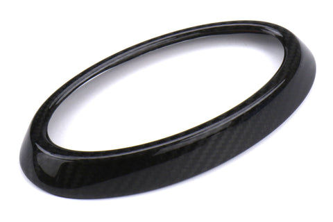 OLM LE Dry CF Front Emblem Frame Overlay - Dark Smoke Highlights: Dark Smoke