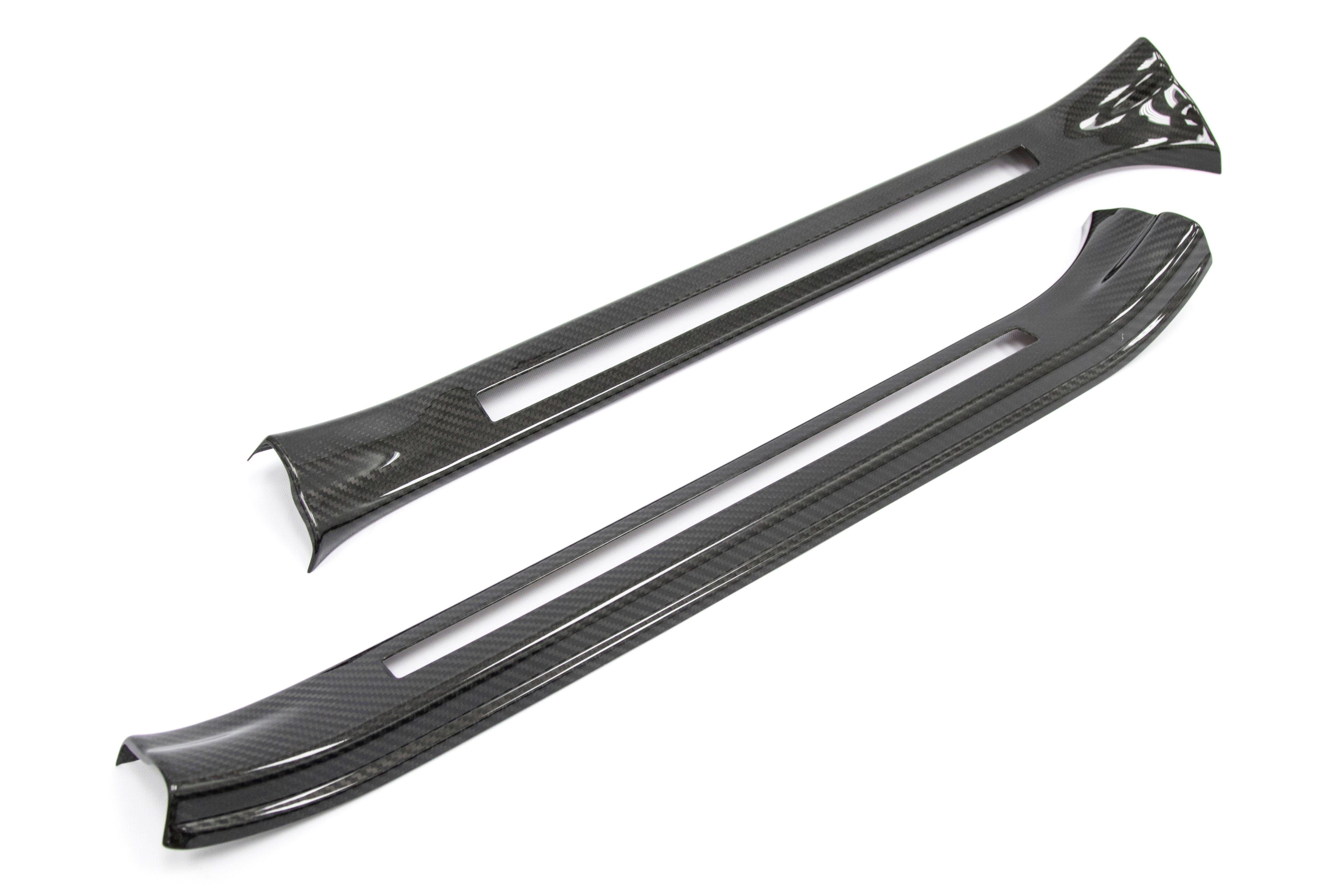 OLM LE Dry CF Door Sill Cover for 2015-2021 STI Highlights: Made by Axis Parts