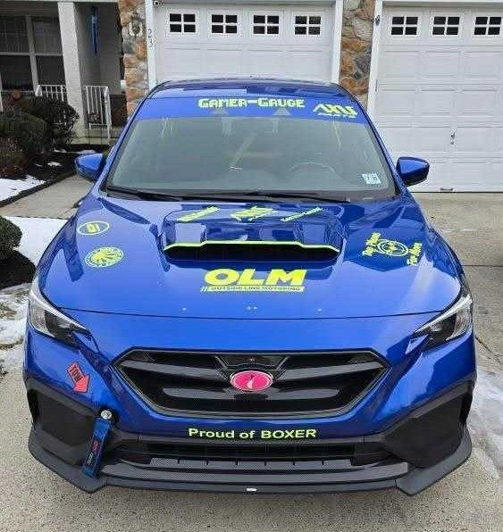 OLM LE Dry CF Front Grille Replacement 2022+ WRX Elevate the front-end presence